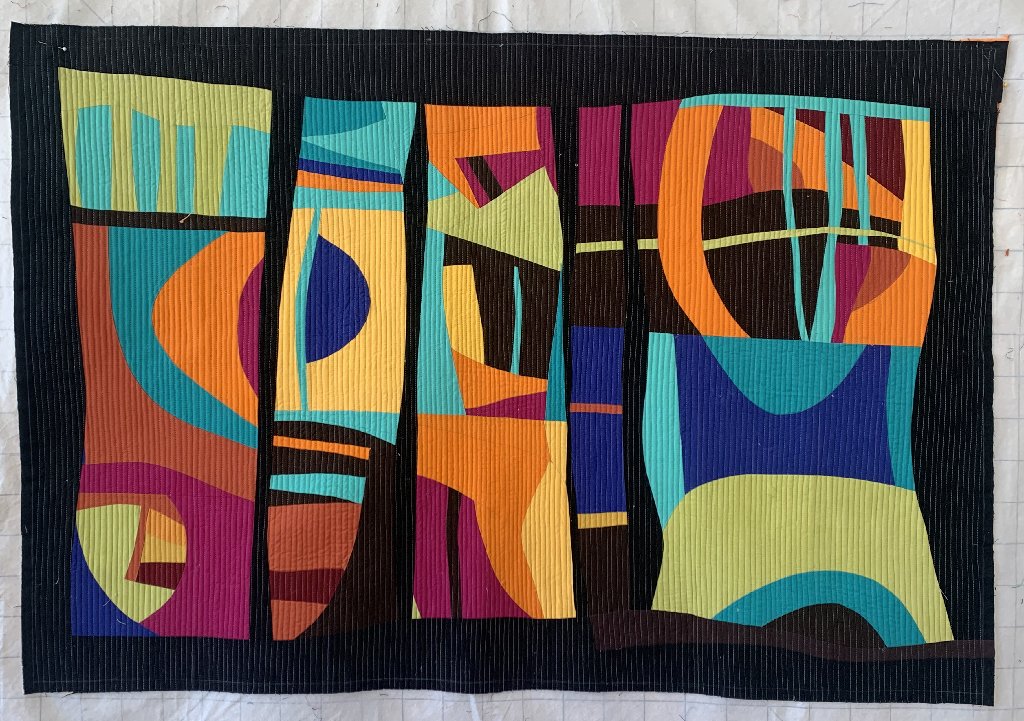 Improv quilt, Micki Segel