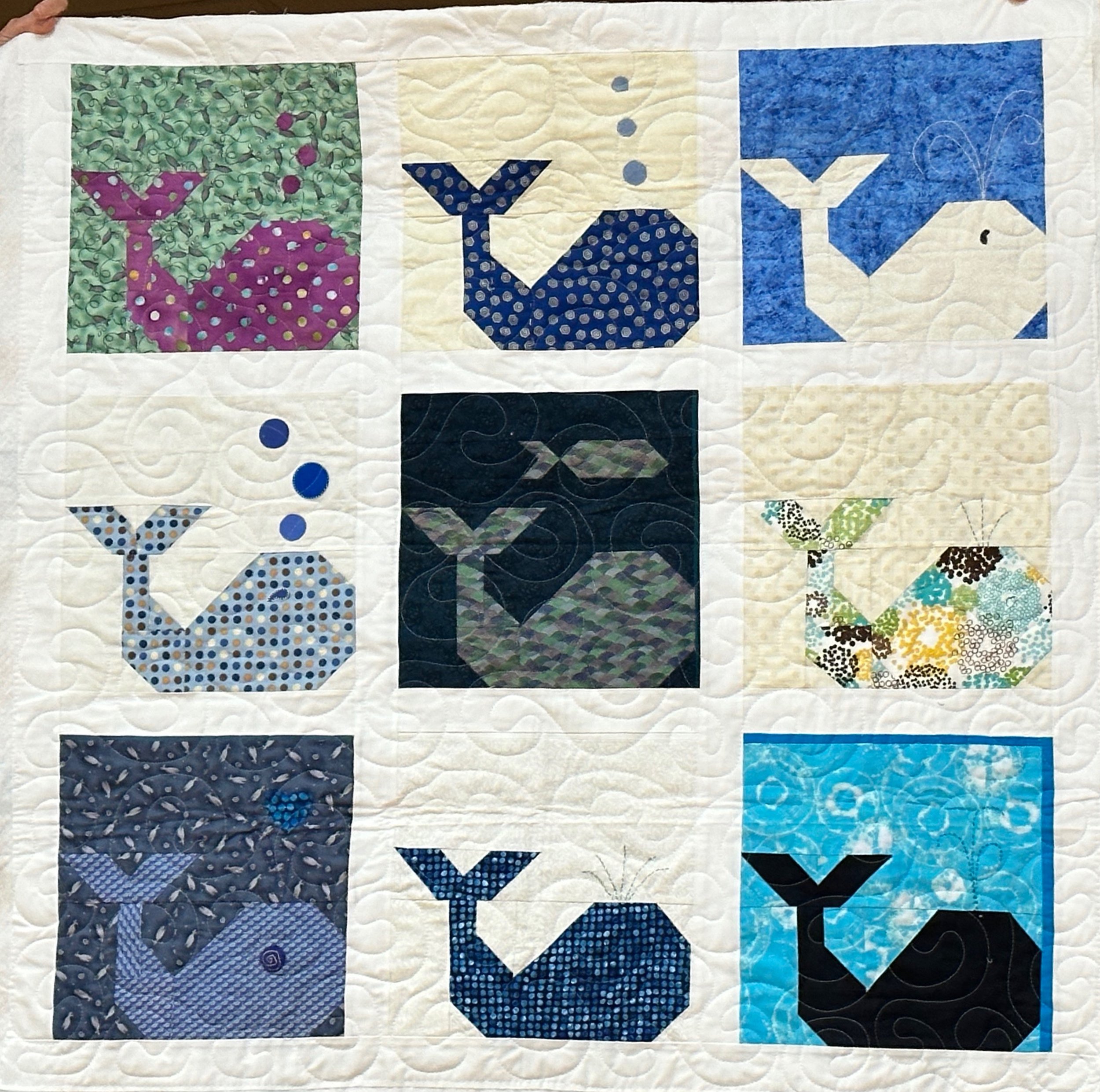 Mary Hawley, Whale baby quilt