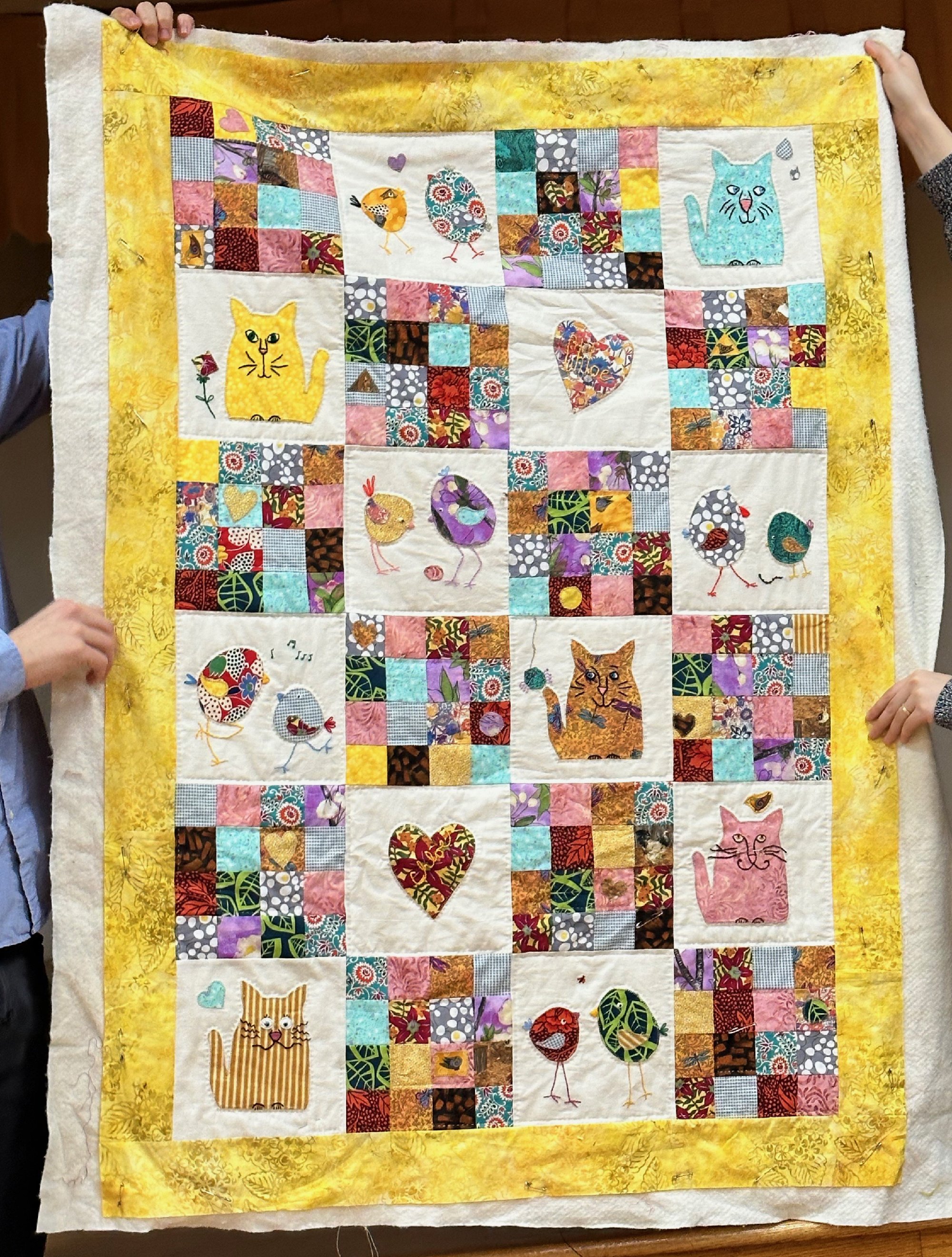 Beth Christensen, Cats and Birds Baby Quilts