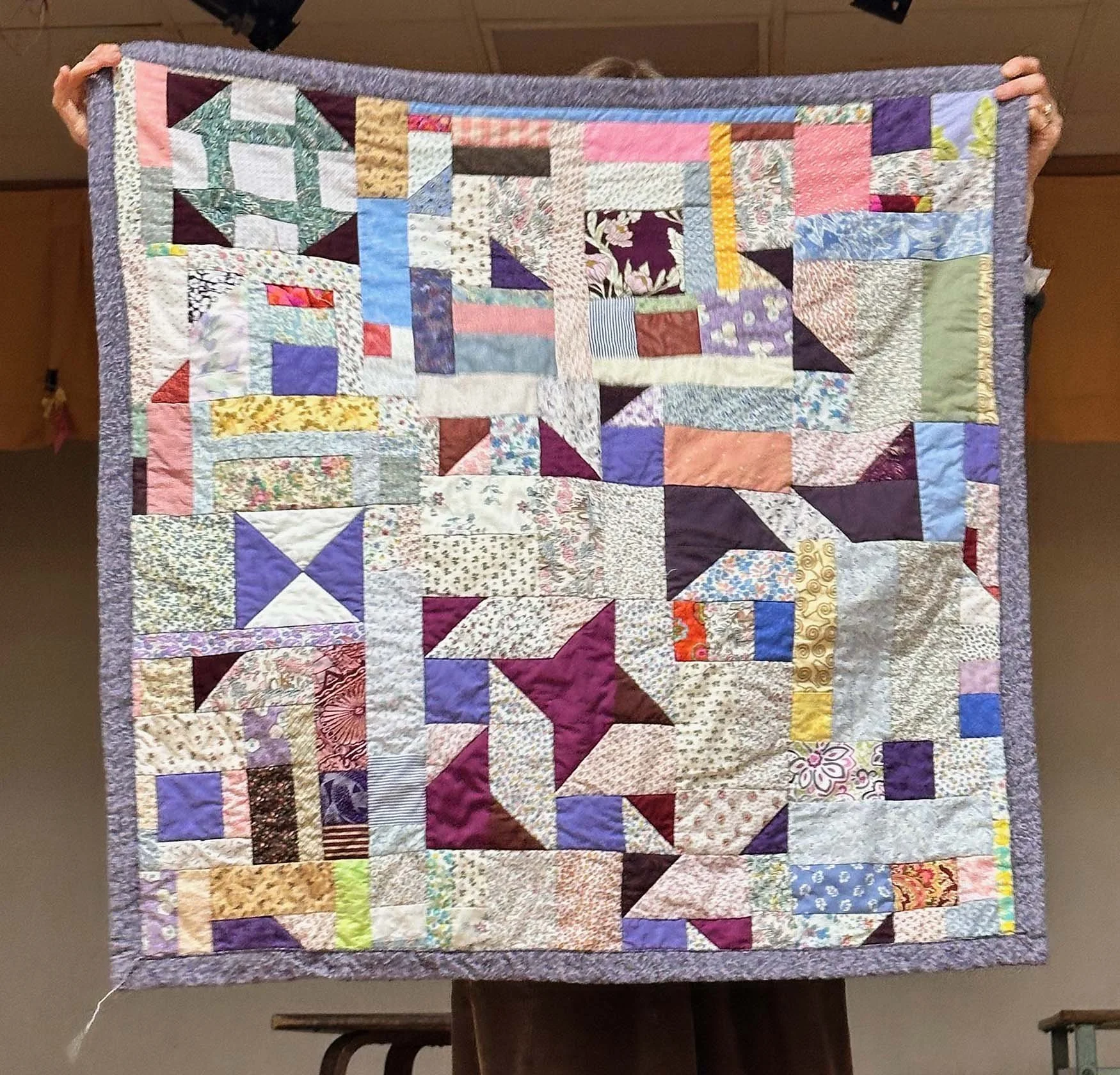 Kate Haller, scrap quilt