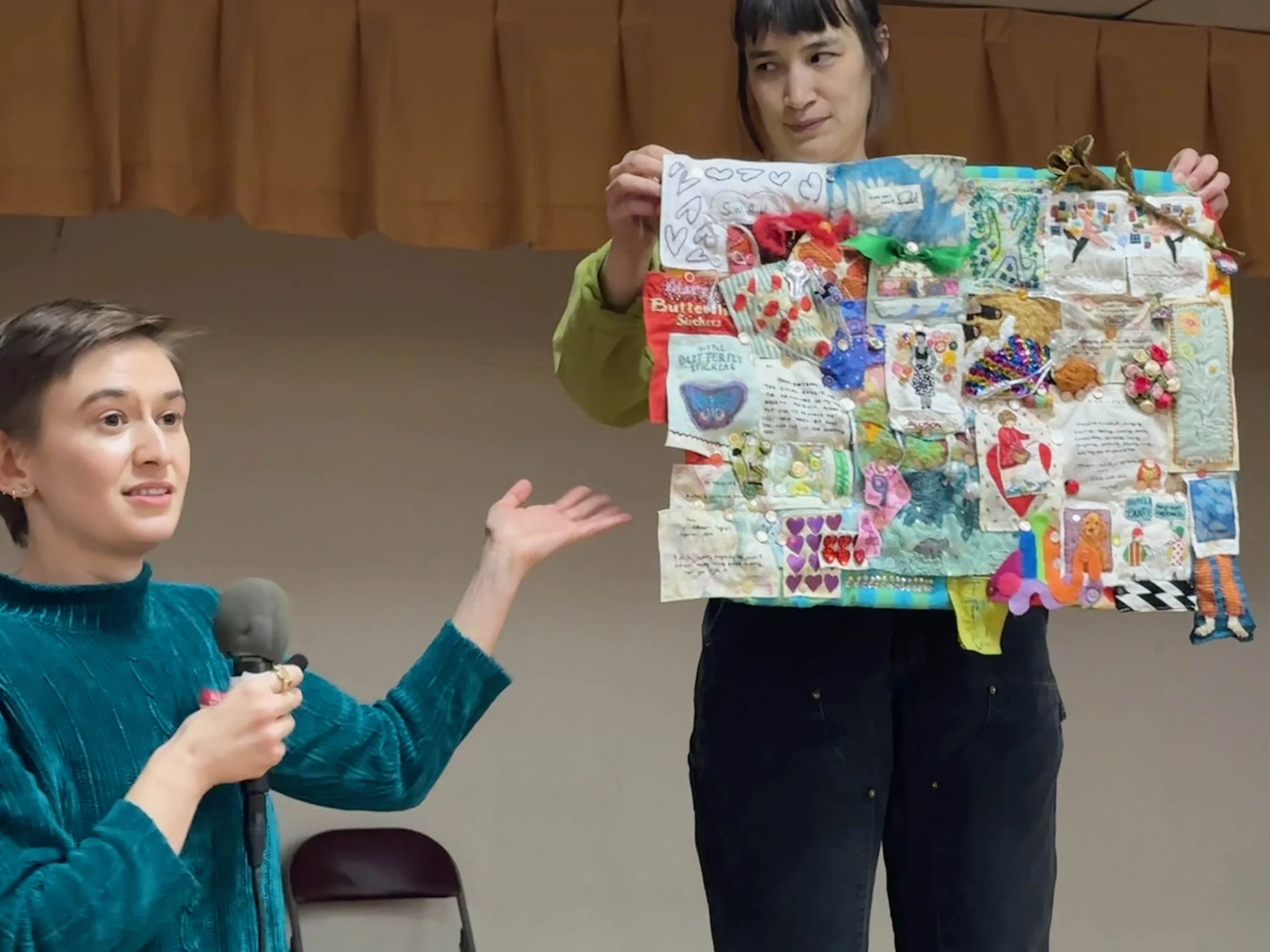 Allison Kritz, bulletin board quilt