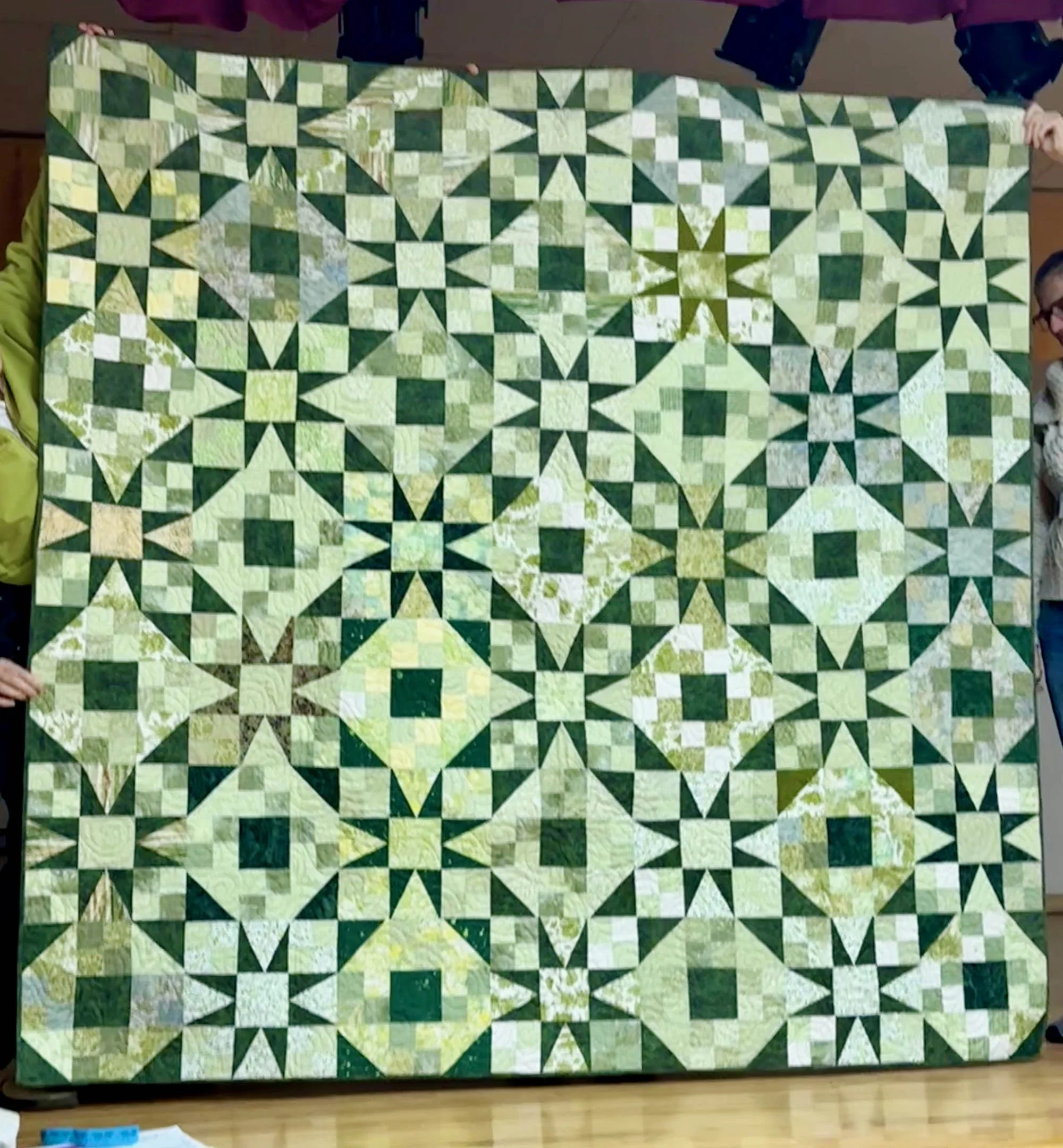 Deborah Berk, biggest quilt I ever made