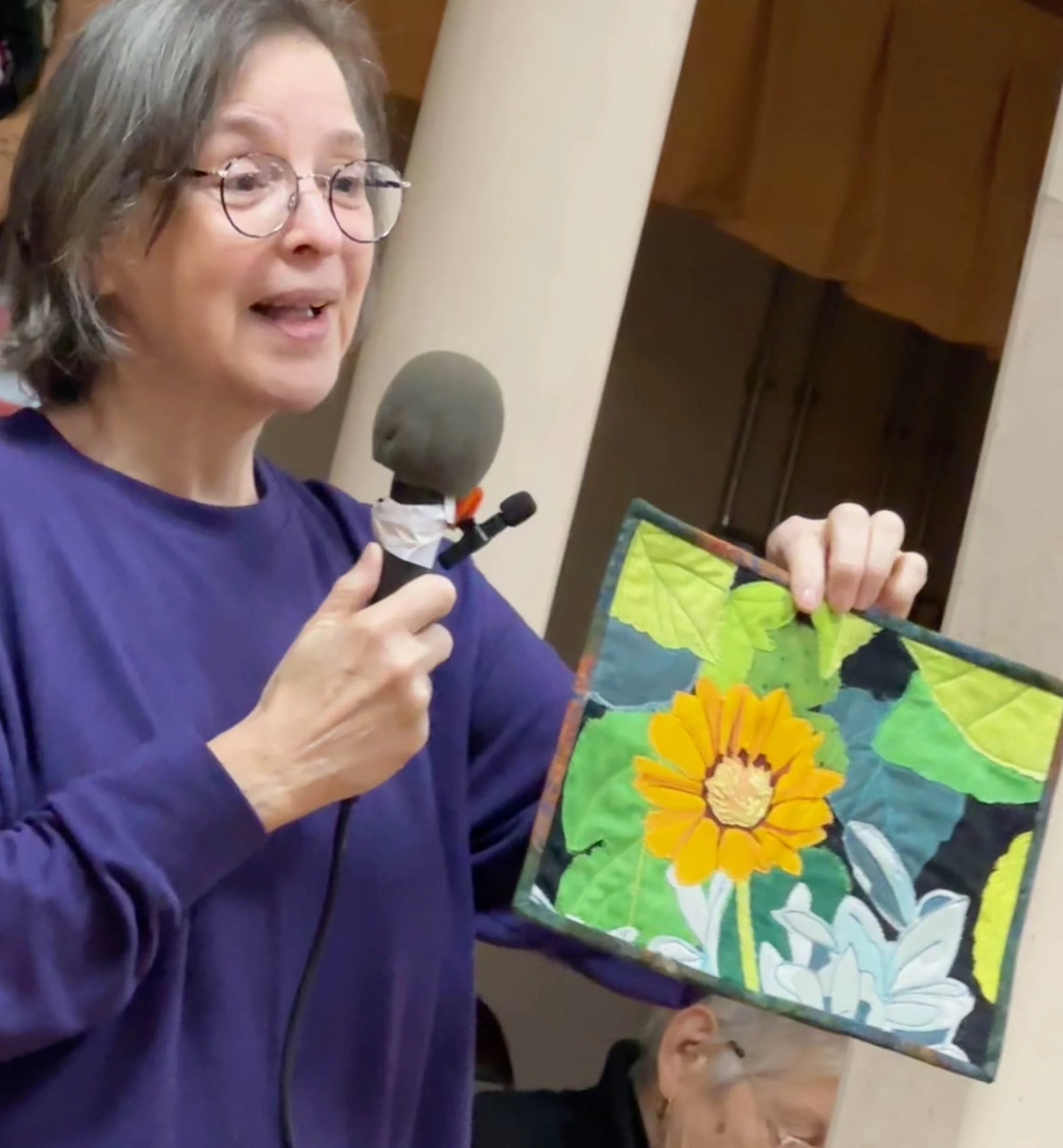 Deborah Berk, smallest quilt I ever made