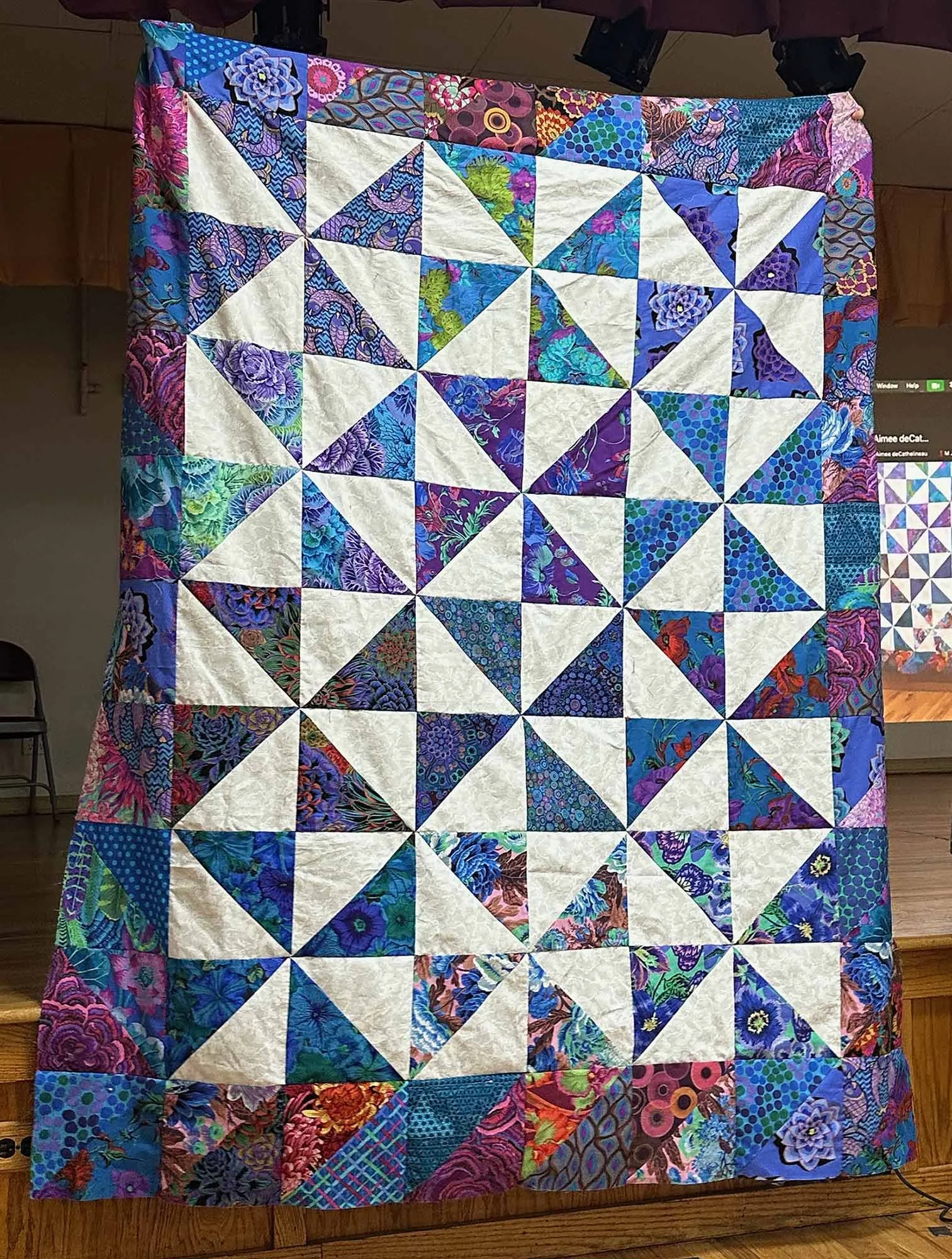 Nancy Russell, second twin quilt
