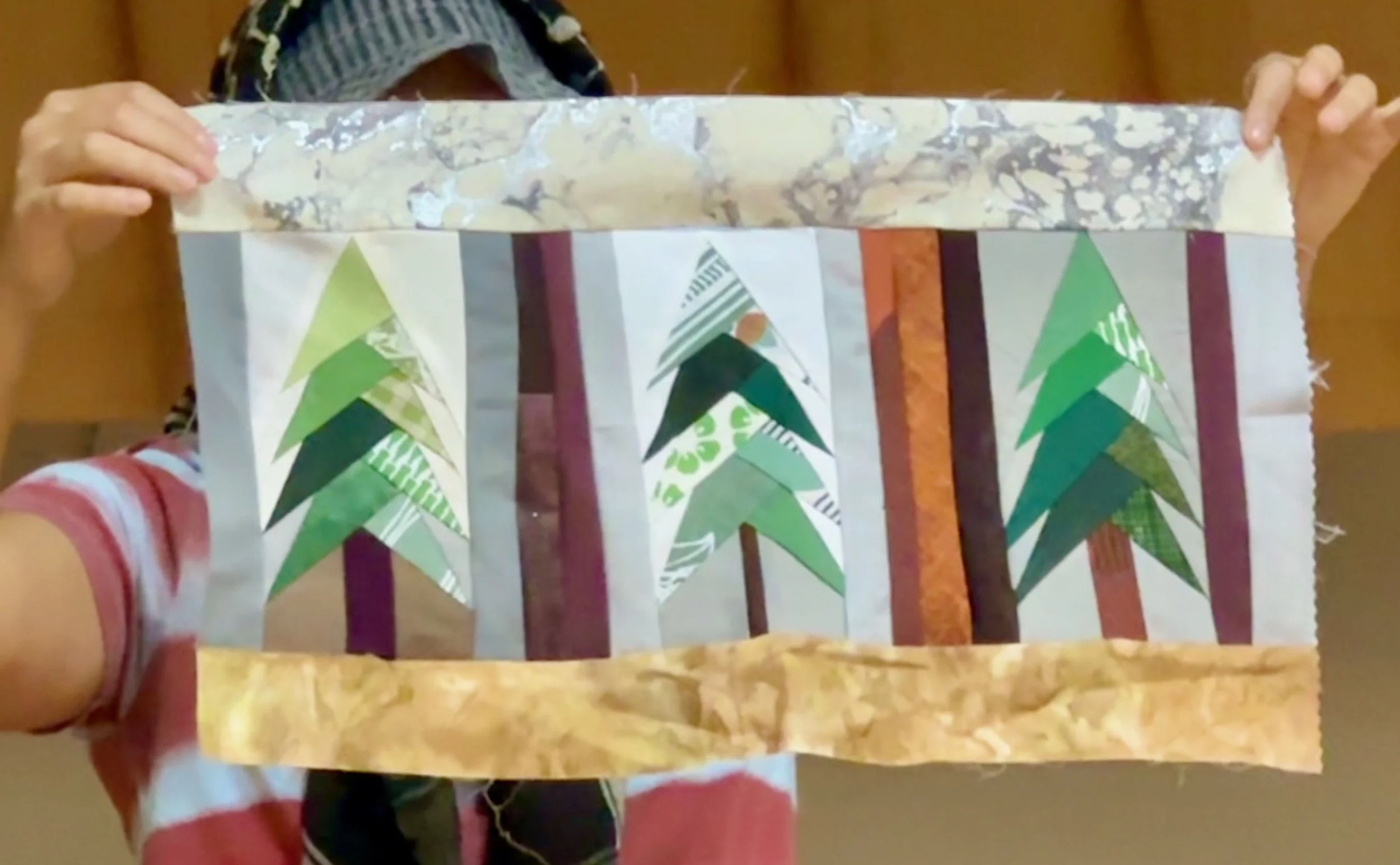 Johanna Bjorken, forback of quilt