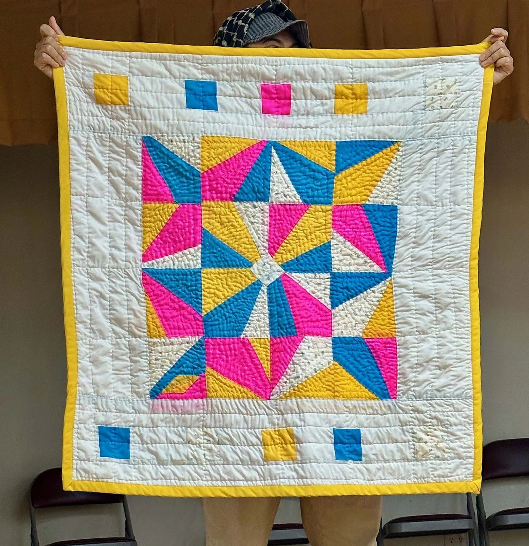 Emma Singer, Leonard's baby quilt