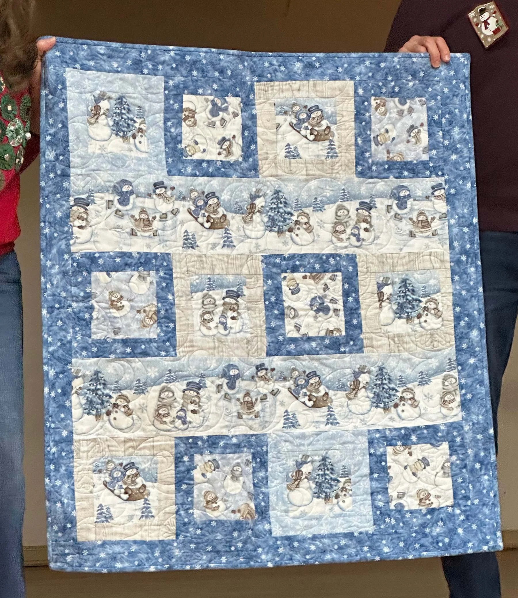 Carol Lieberman, snowbaby quilt