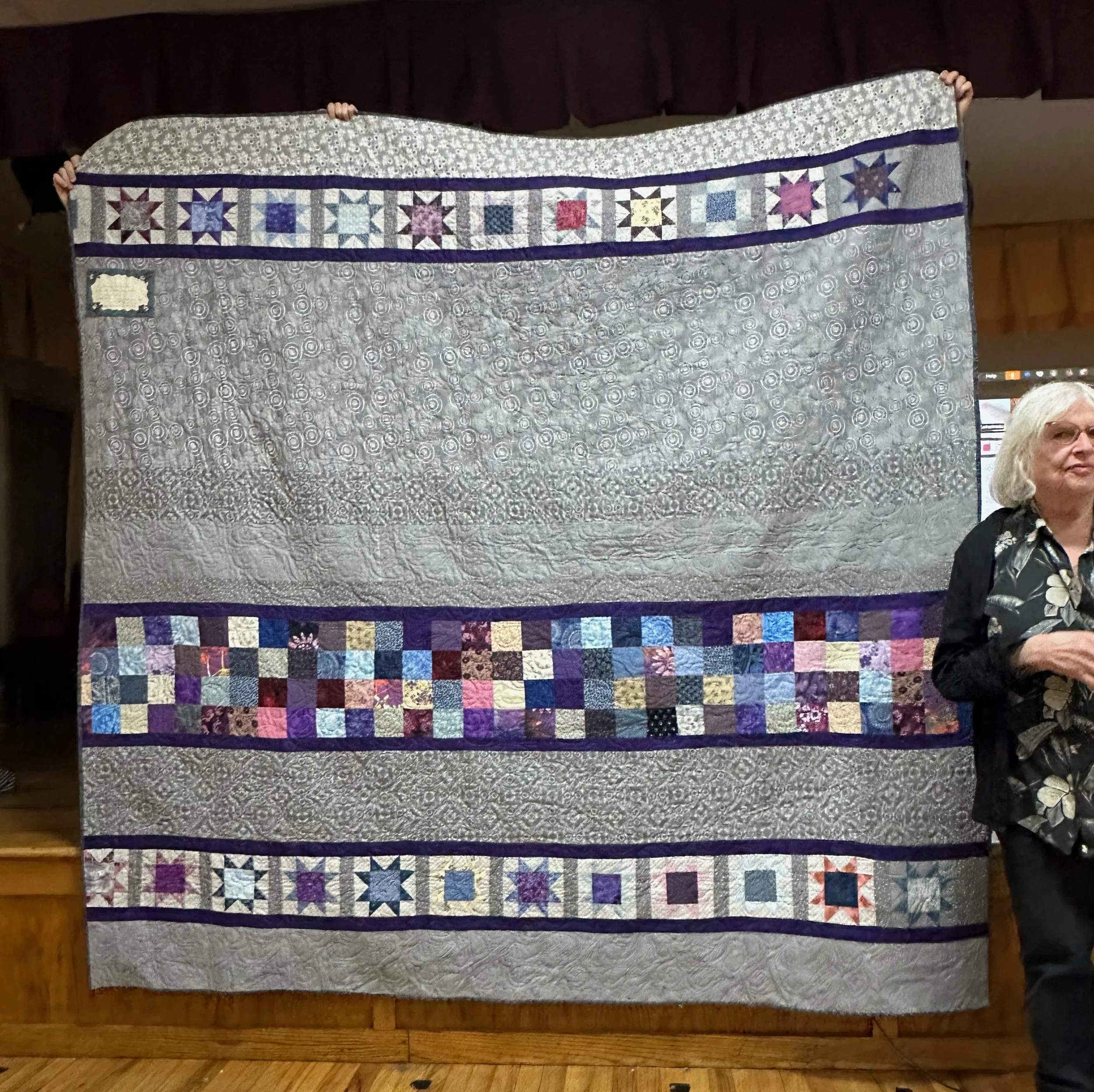 Nancy Russell, Kayla's quilt back
