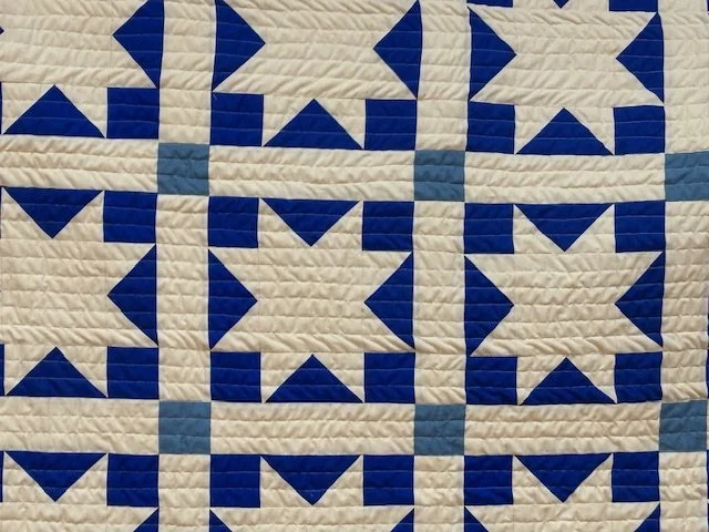 Sarah Allwine, "Sawtooth Stars", detail