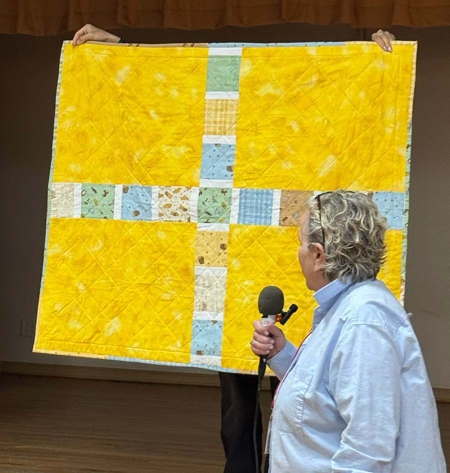 Annette Wallace, Winnie the Pooh quilt back