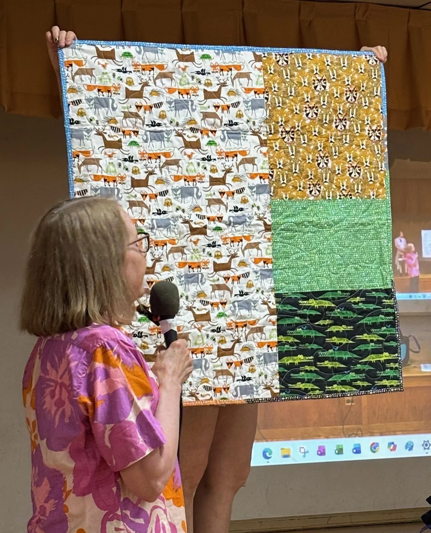 Chris Augenbraun, quilt back