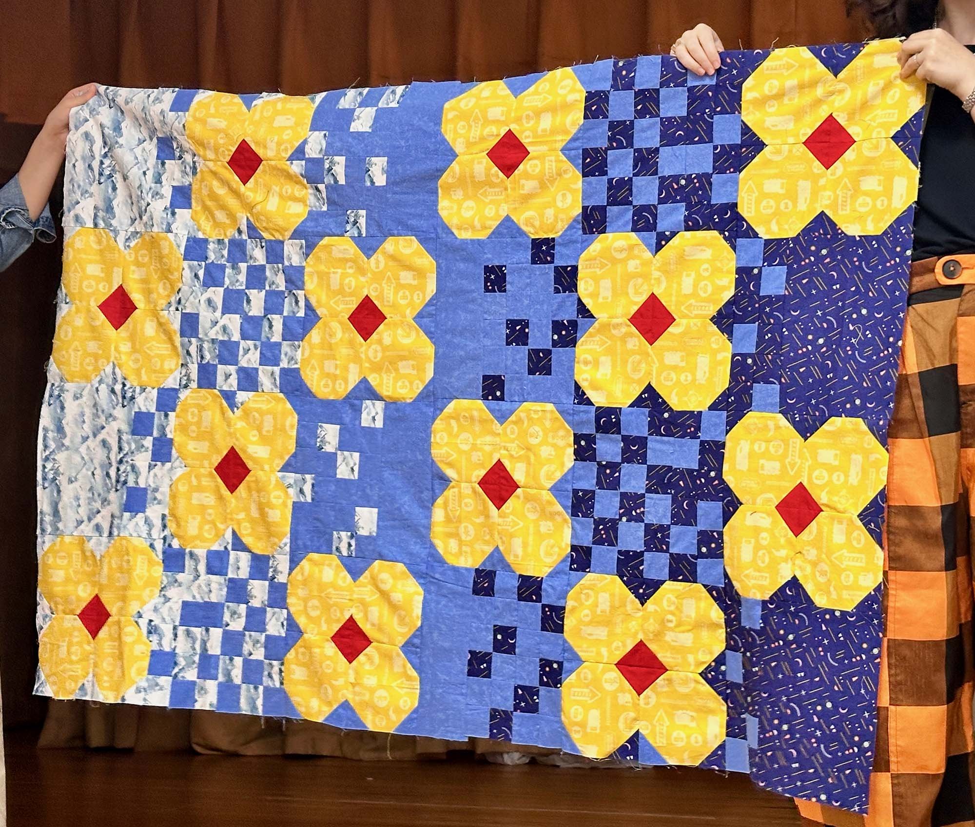 Noah Garabedian, made with block of the month blocks