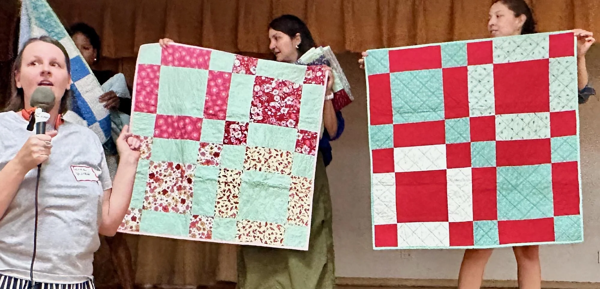 Renee Huinker, donation quilts