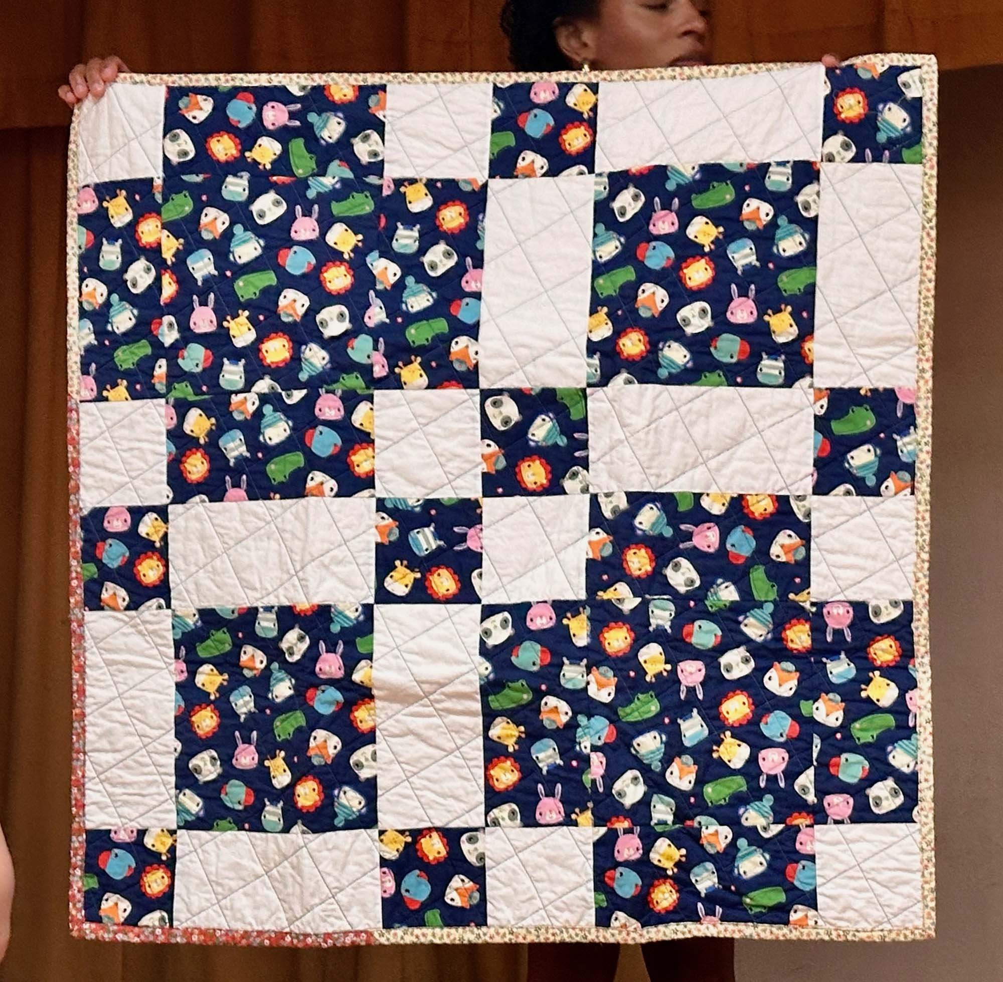 Renee Huinker, donation quilt