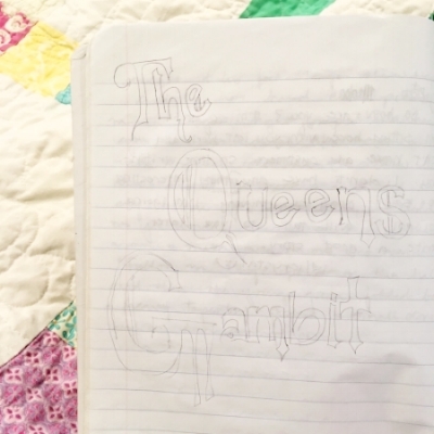 This is a picture of that notebook, and my early attempt at lettering. Thanks you Mr. Clark for not giving me extra homework when I spent most of the time in class doing things like this.