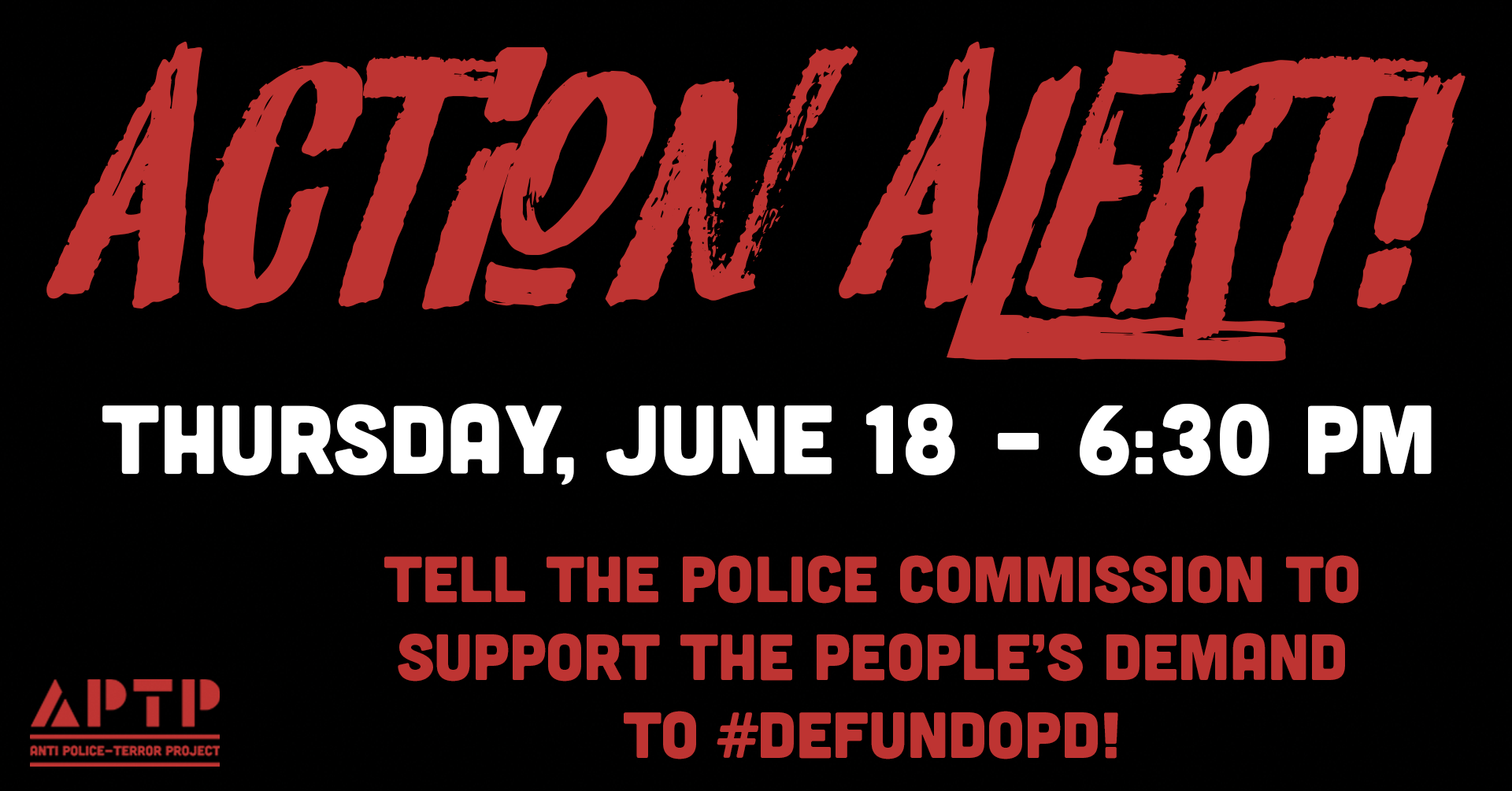 Tell the Police Commission to #DefundOPD!