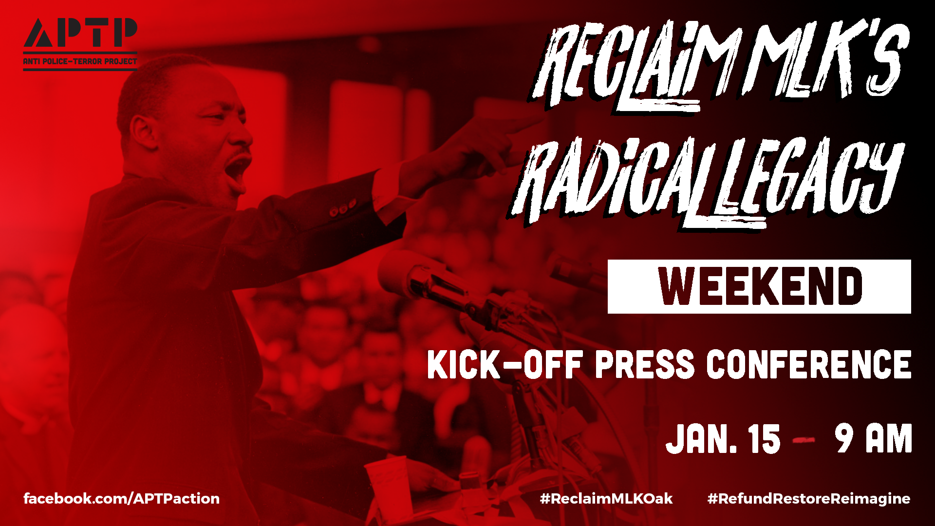 Friday: Oakland Community, Labor and Education Organizations Hold Virtual Press Conference to Launch 7th Annual Reclaim King’s Radical Legacy Weekend