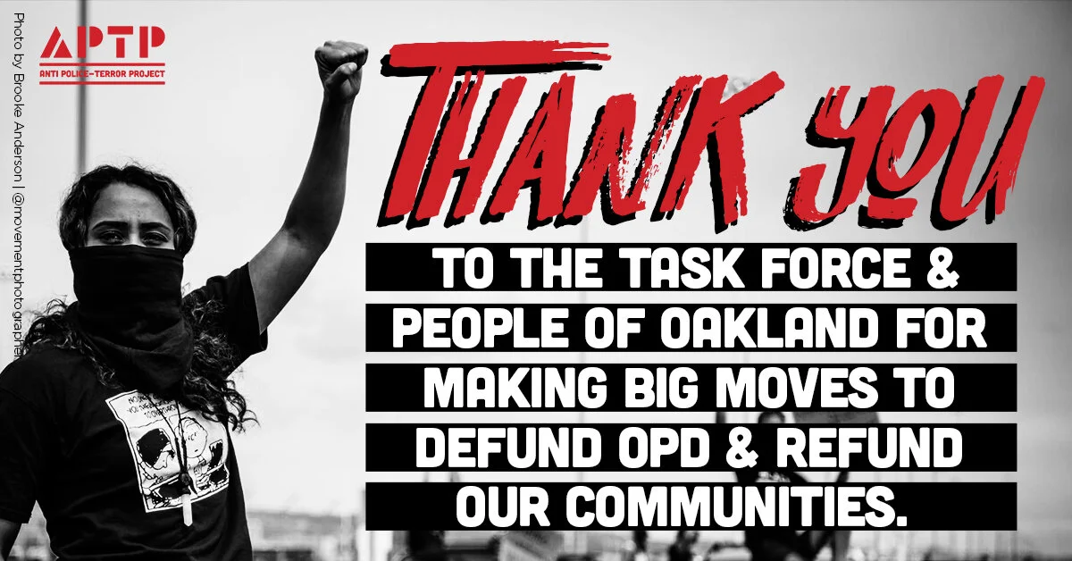 The Defund Oakland Police Coalition Celebrates 2nd Major Victory of the Week&nbsp;&nbsp;