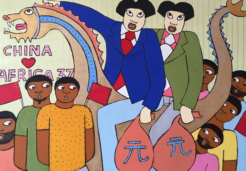Micheal Soi, China Loves Africa 37, 2015. Copyright Michael Soi, AO! Artist in Residence 2016