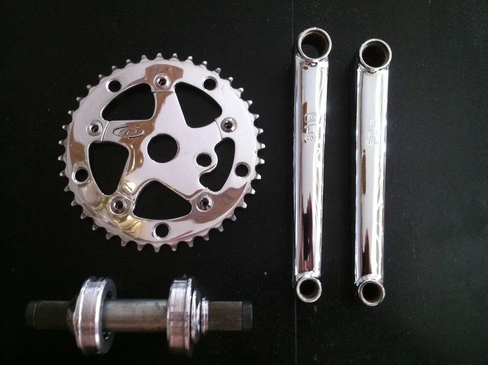 Polished BMX Bike Gear