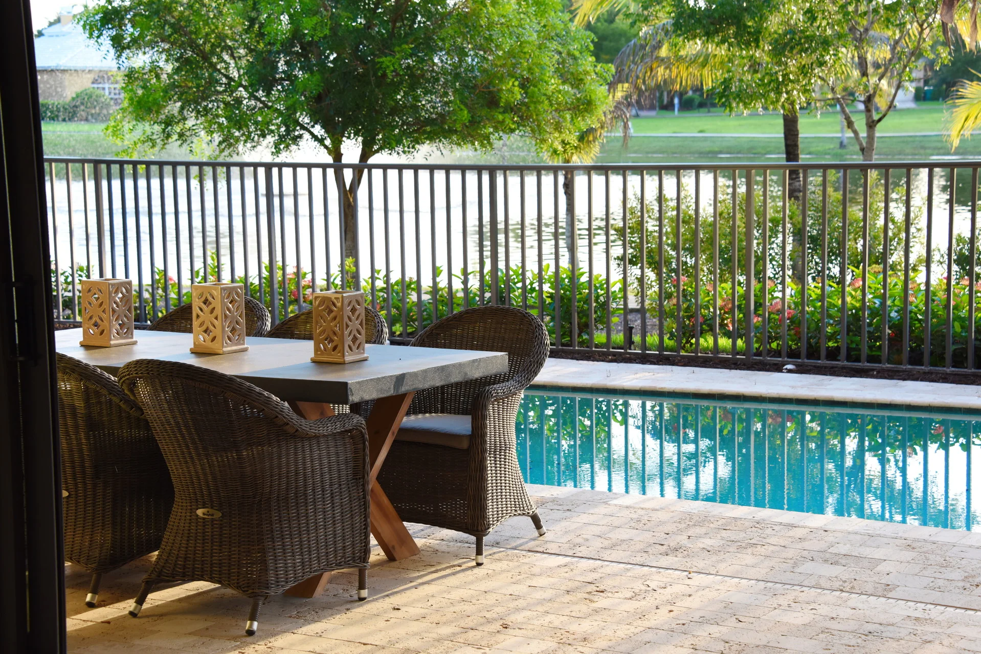 Sparkling Pools and Outdoor Kitchens