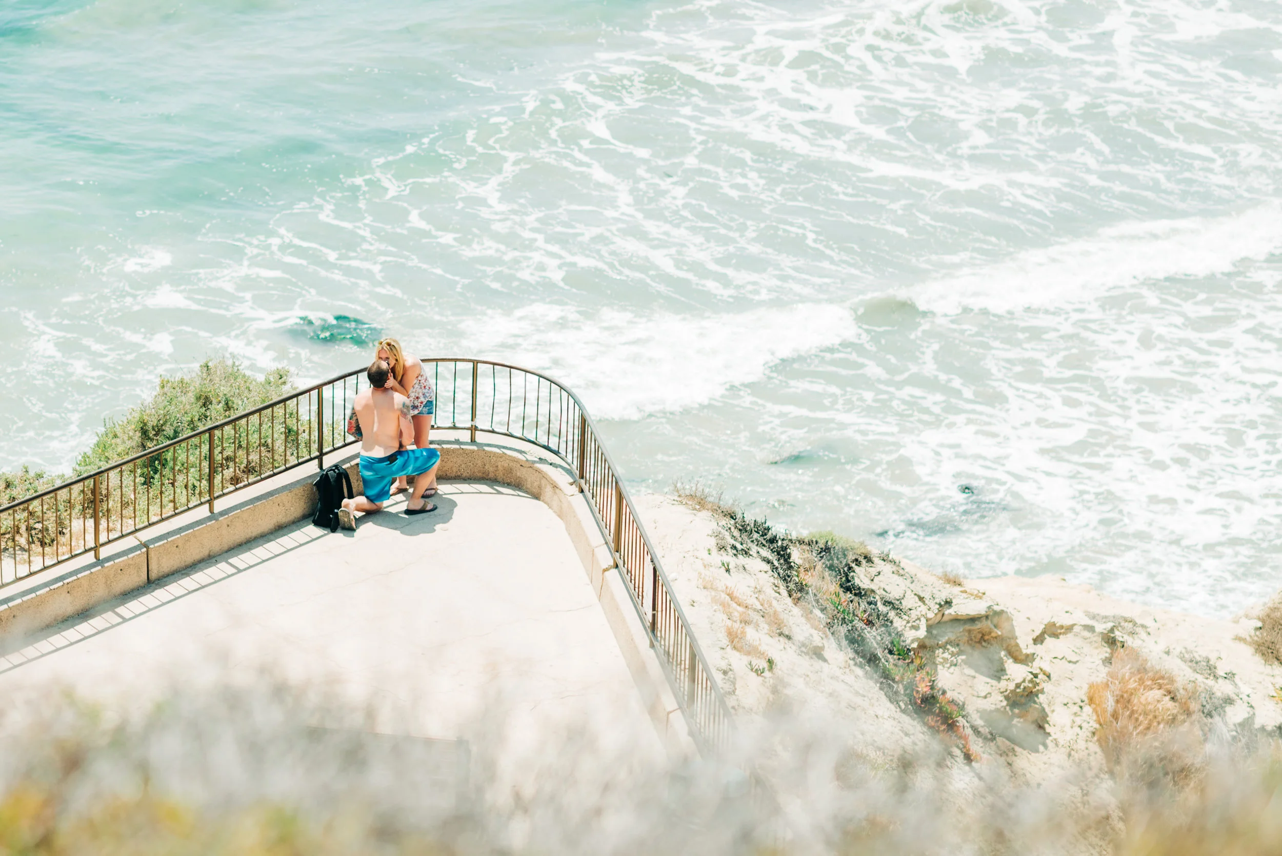Brooks + Chelsie // Surprise Proposal Newport Beach, Ca // Lookout Point // Southern California Wedding Photographer // Stevie Dee Photography