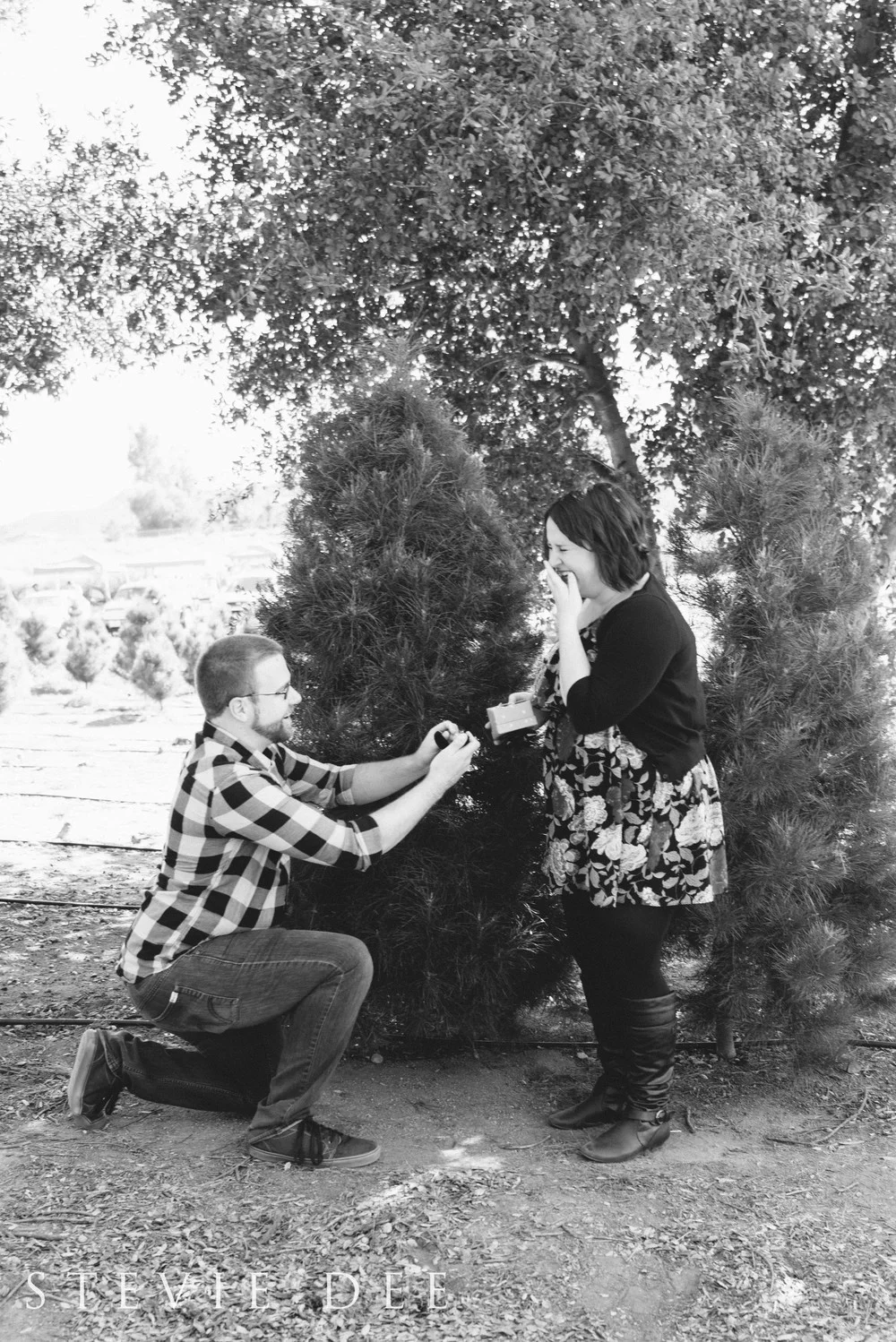 A Christmas Proposal | Sam + Peetee {engaged} | Surprise Proposal Photography by Stevie Dee Photography