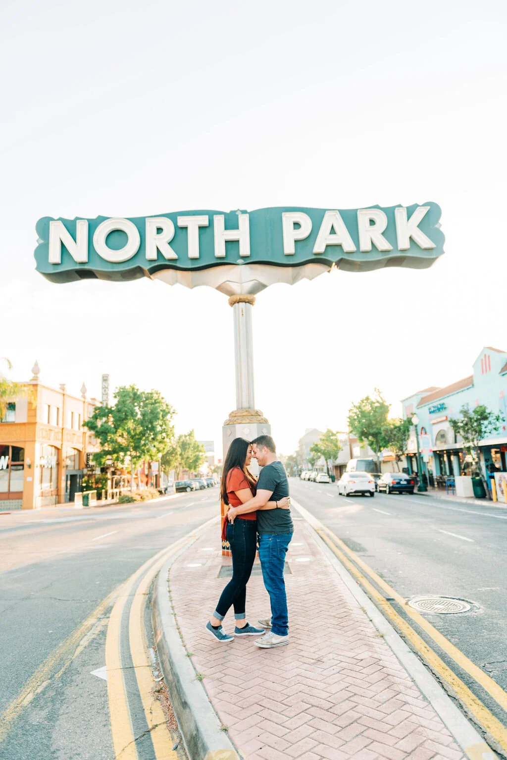 Tiffany + Jason San Diego Engagement Session || Liberty Station San Diego || Coin Op San Diego || North Park || Stevie Dee Photography 