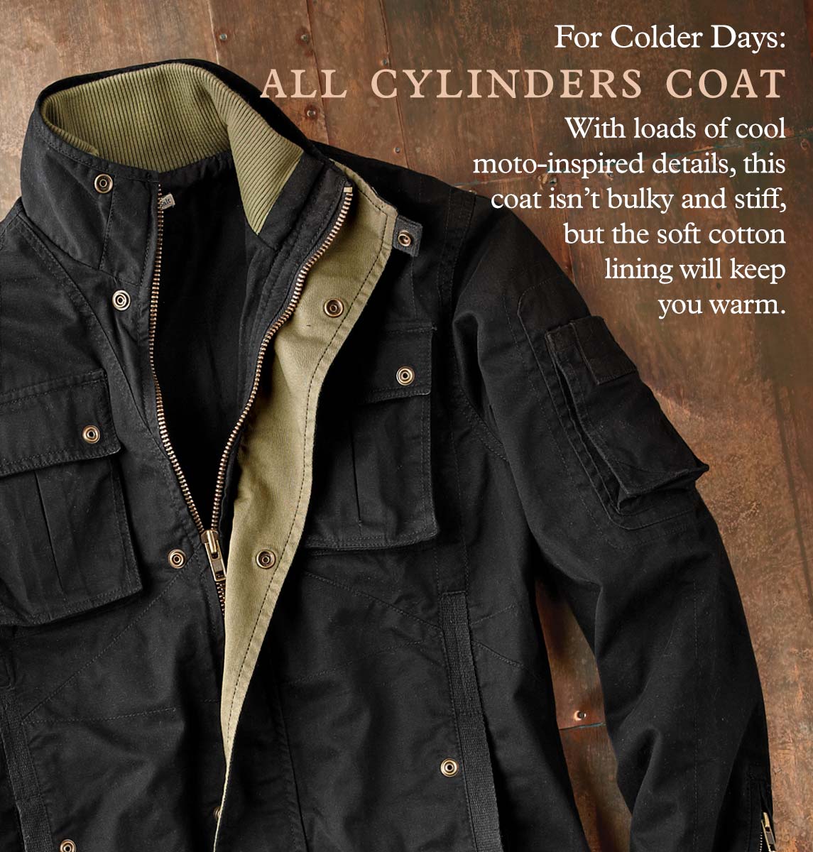 All Cylinders Coat