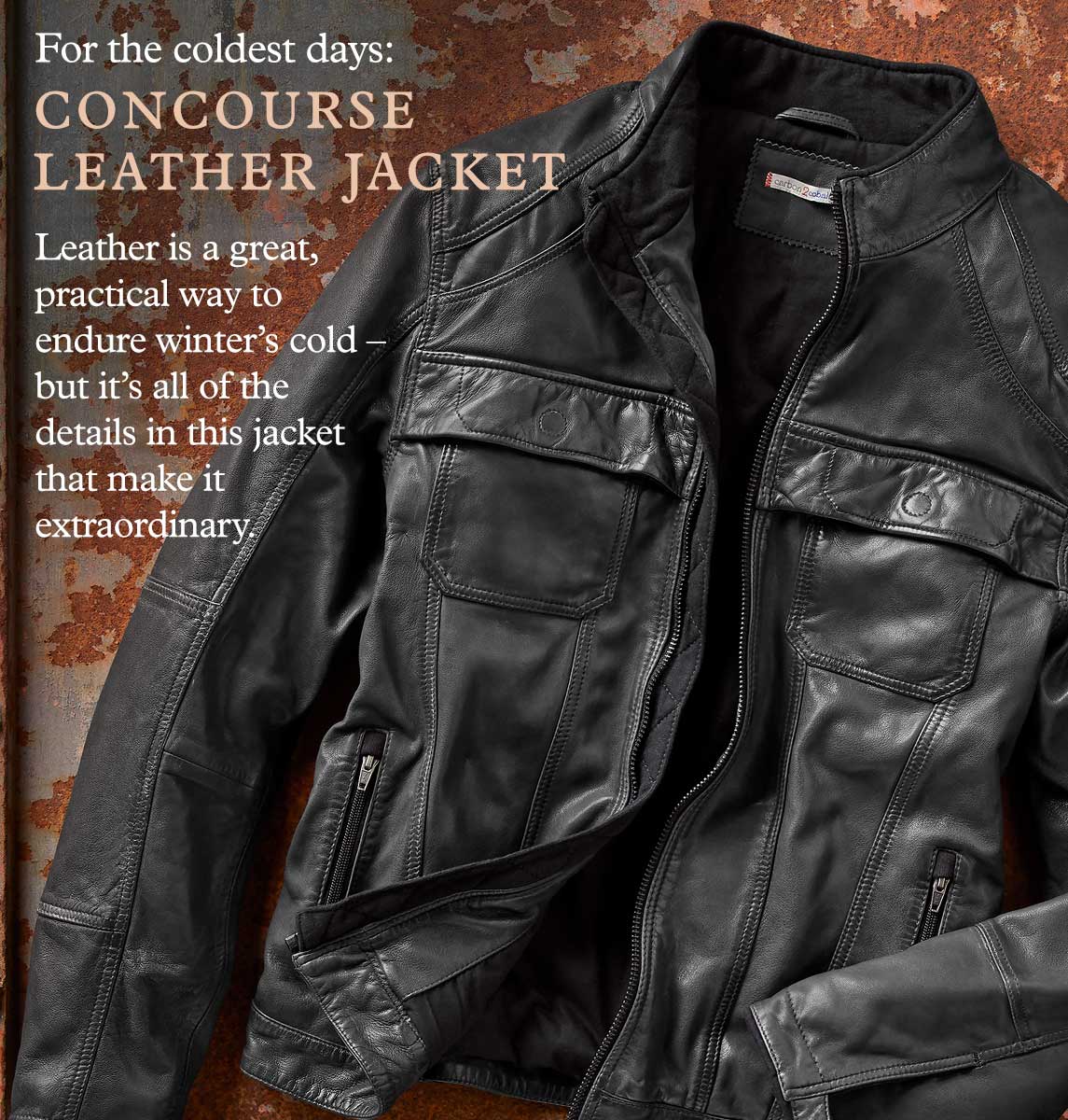 Concourse Leather Jacket
