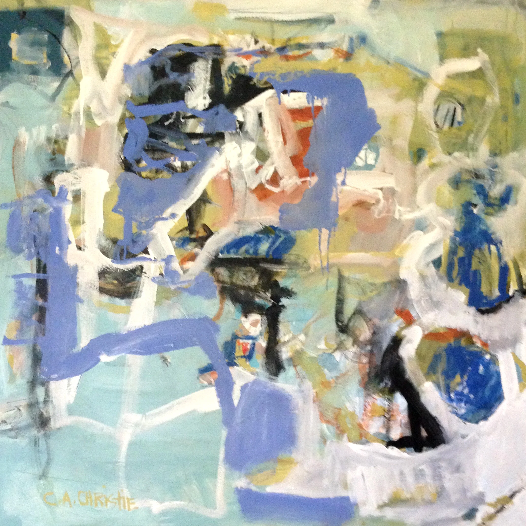 Garden Stroll, 40x40