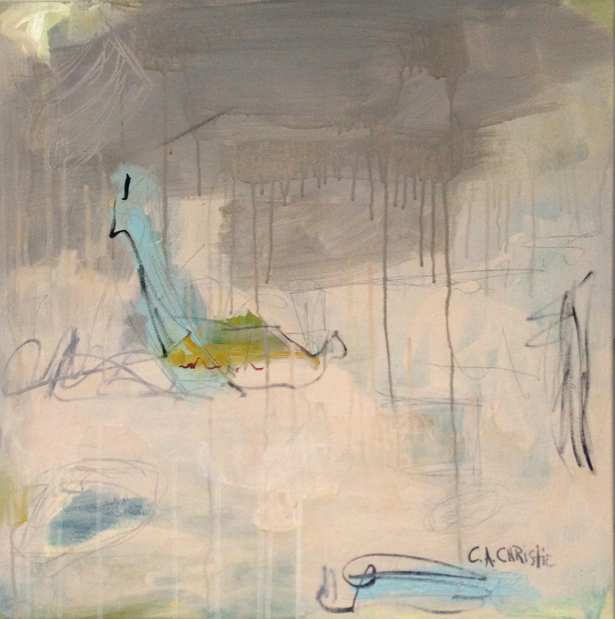 And So It Goes I, 24x24 SOLD