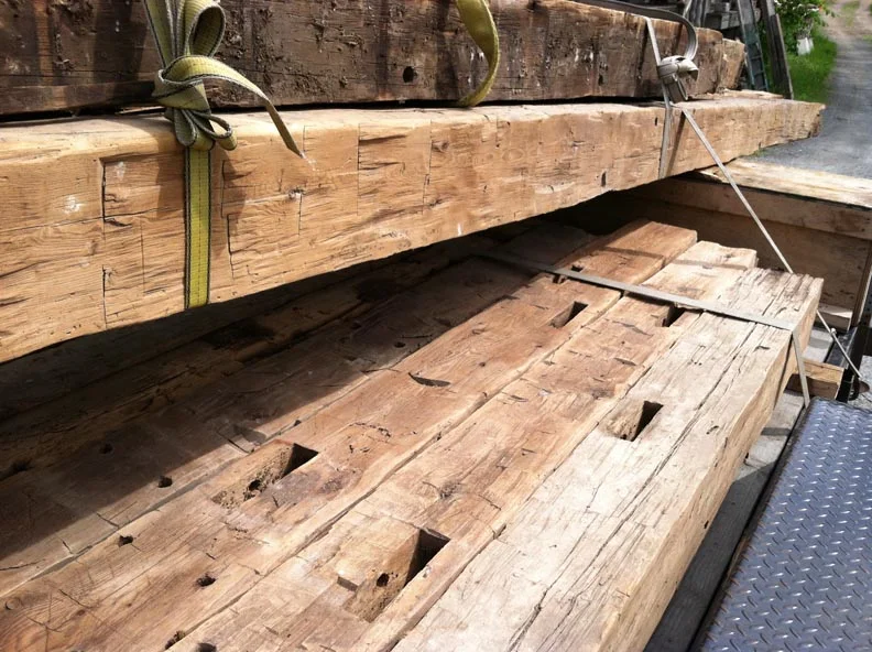 beams on trailer.JPG