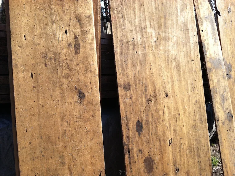 Waite attic hand-planed