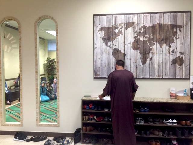 Yousuf Farook lives in Dallas but comes to Islam in Spanish when he’s in Houston on business.