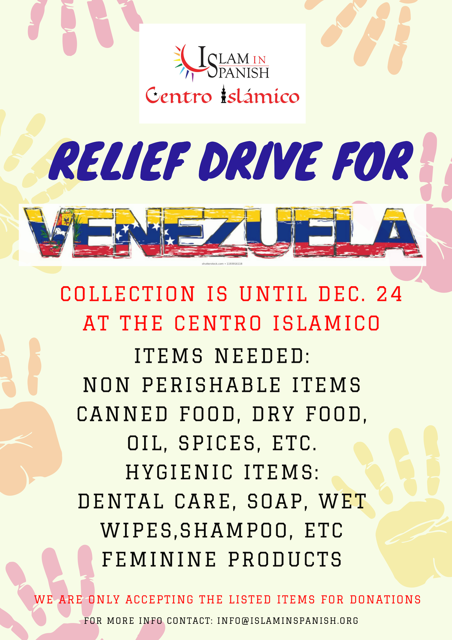 Relief Drive for Venezuela