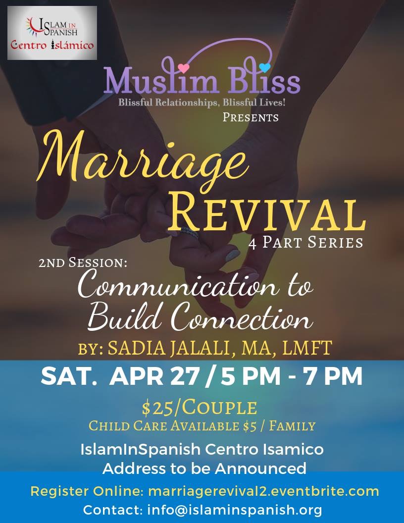 Marriage Revival: Communication to Build Connection with Sadia Jalali