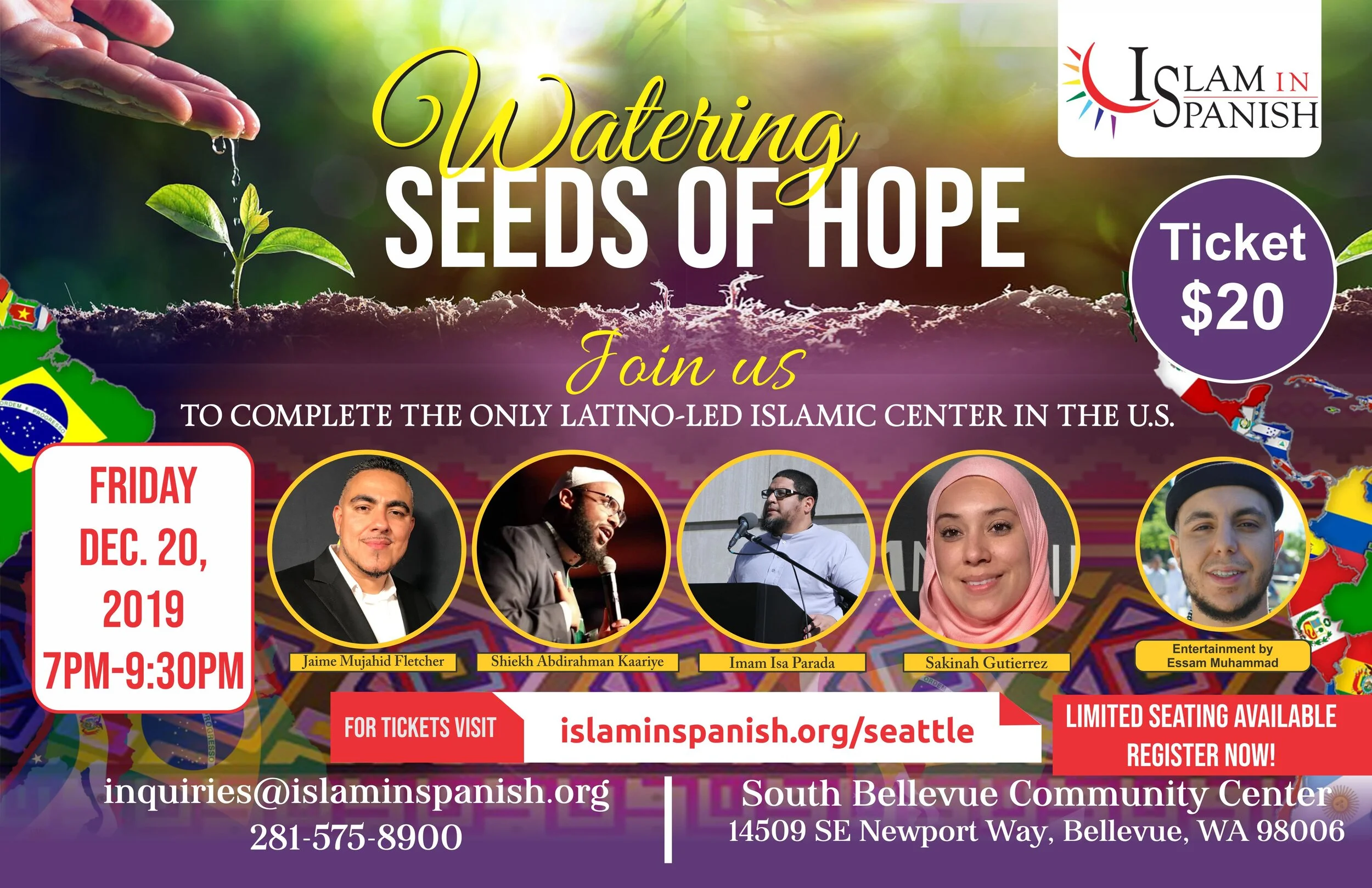 Shout Out Omar! Seattle Here We Come - Watering Seeds of Hope