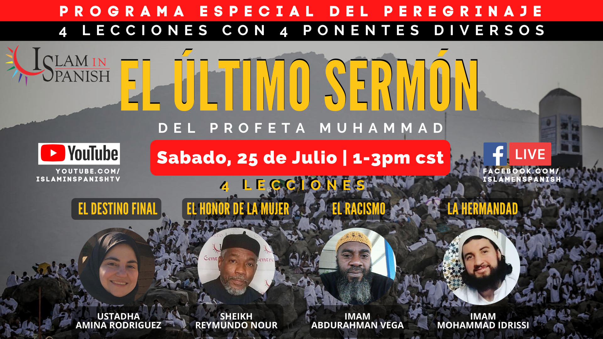 Lecciones de "El Último Sermón" del Profeta Muhammad