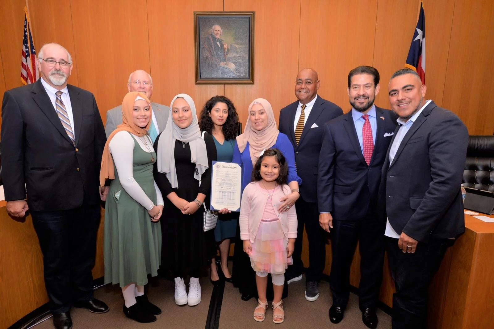 Sakinah speaks at Eid Al-Adha Resolution hearing lead by Judge Lina Hidalgo