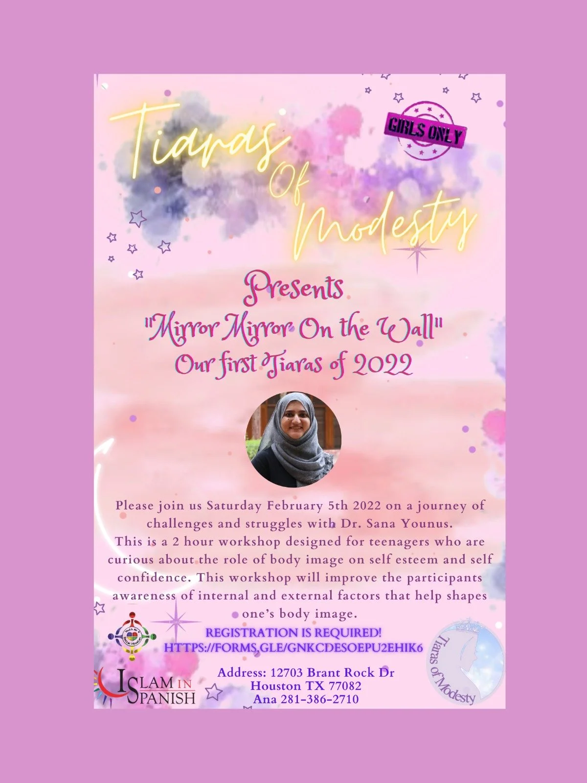 Tiaras of Modesty: Building Self-Esteem