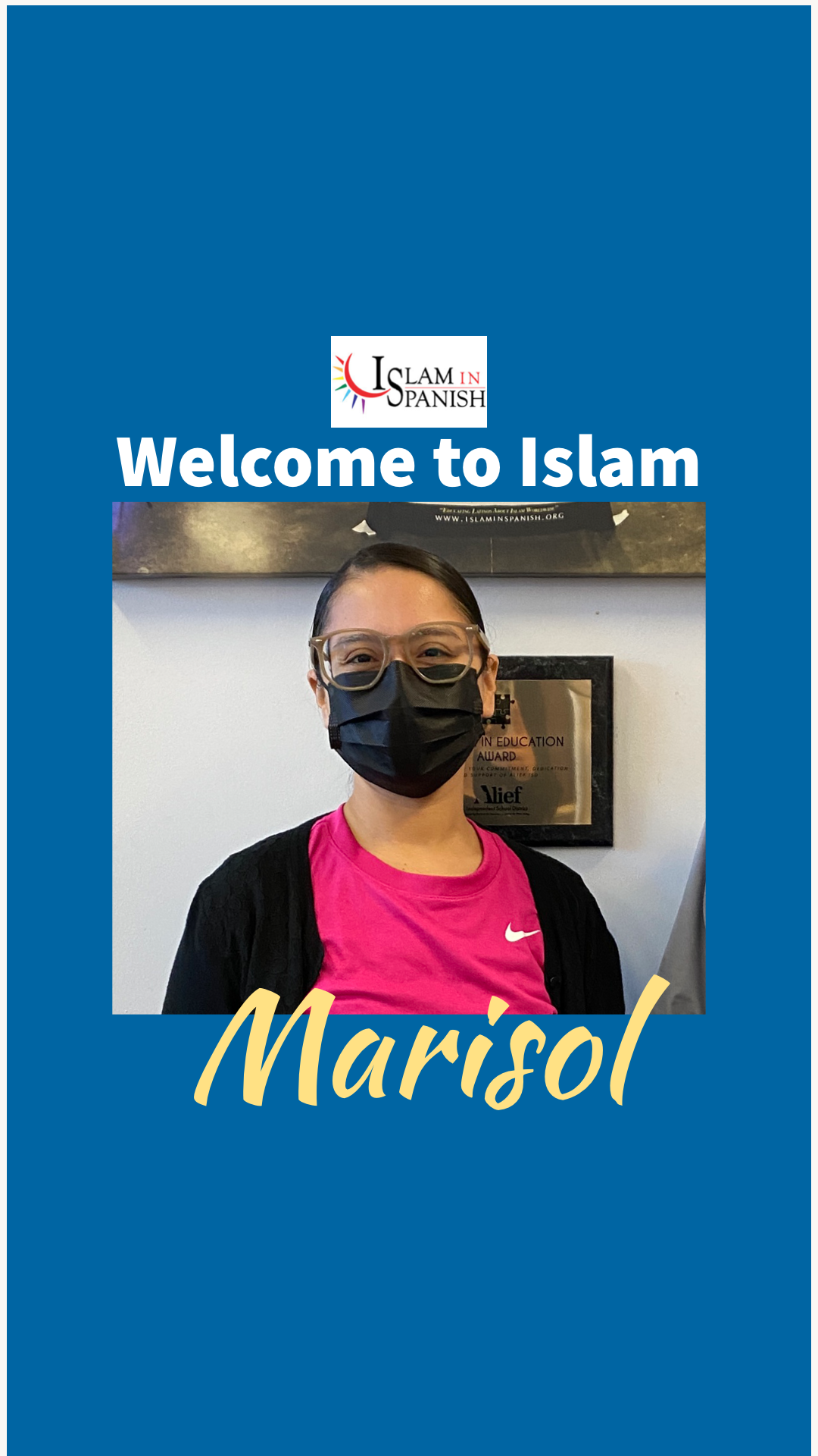 Welcome Marisol