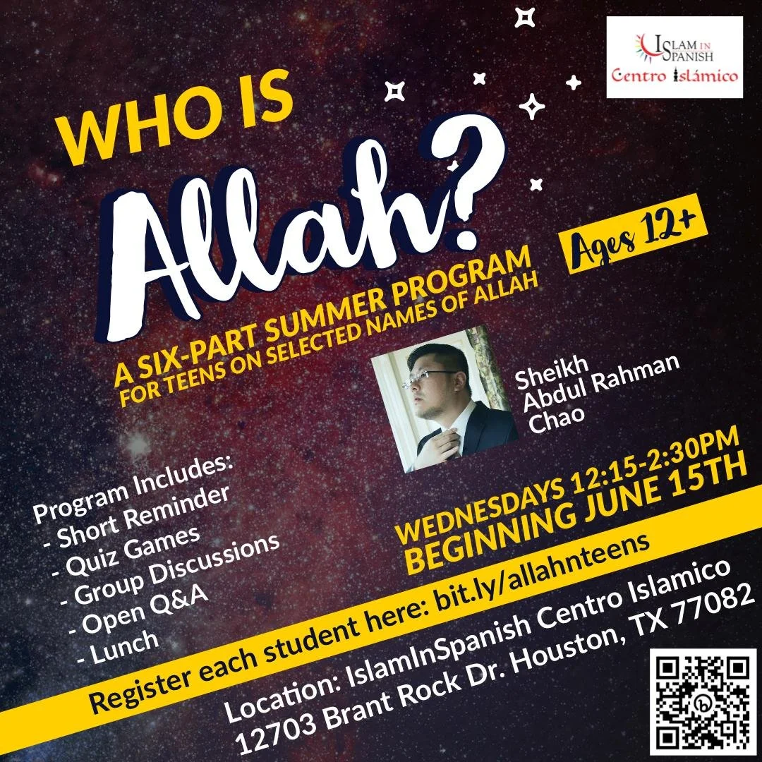 "Who is Allah?" - Teen Summer Program 