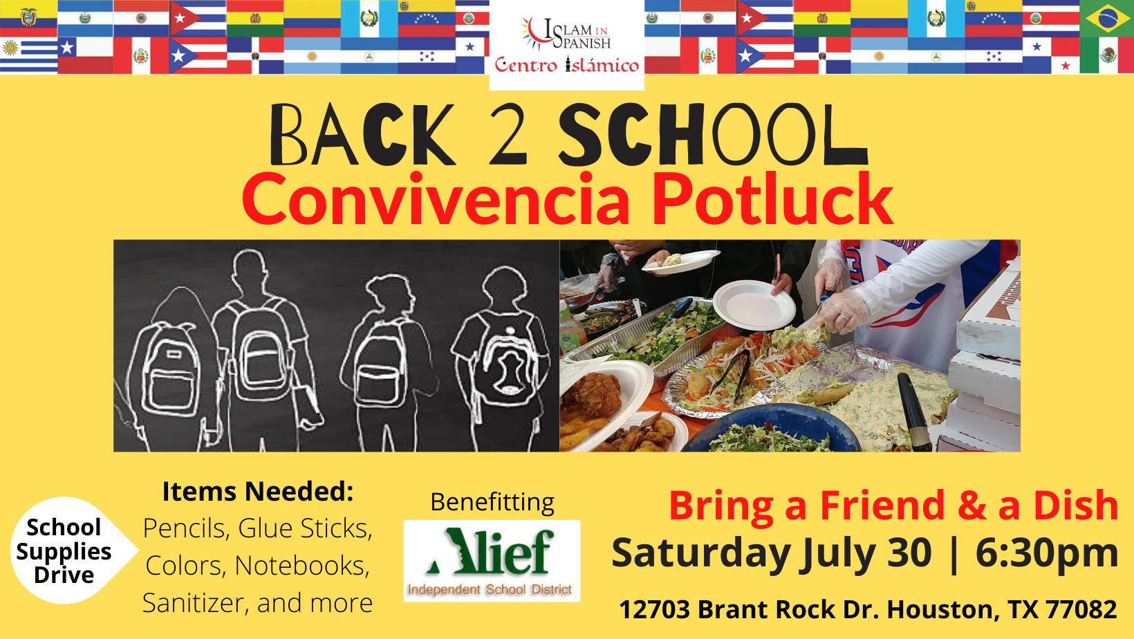 Back to School "Convivencia" Potluck