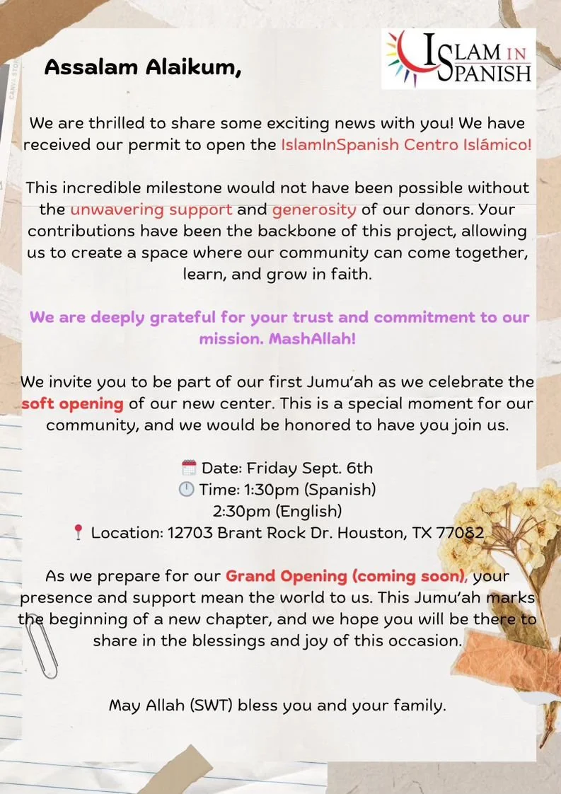 ¡Anunció Emocionante! Exciting News!