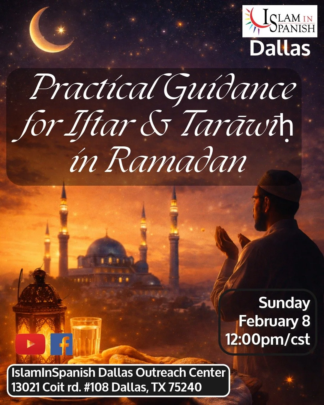 🌙 Practical Guidance for Iftar &amp; Tarāwīḥ in Ramadan 🌙