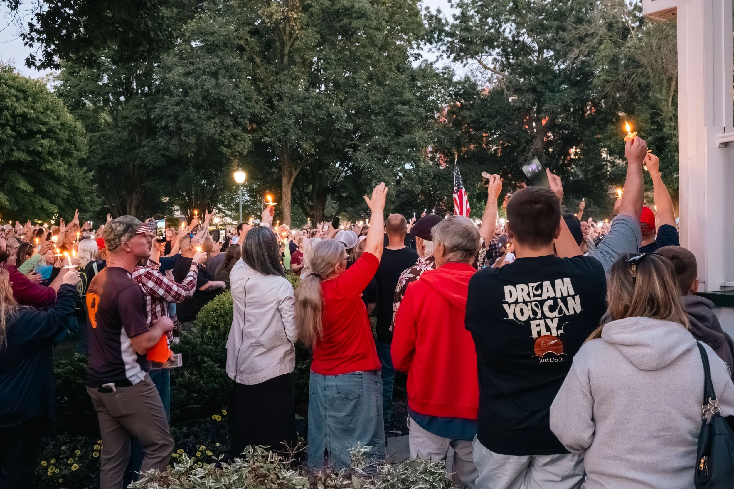 Charlie Kirk Vigil | Glens Falls, NY | 9.15.25