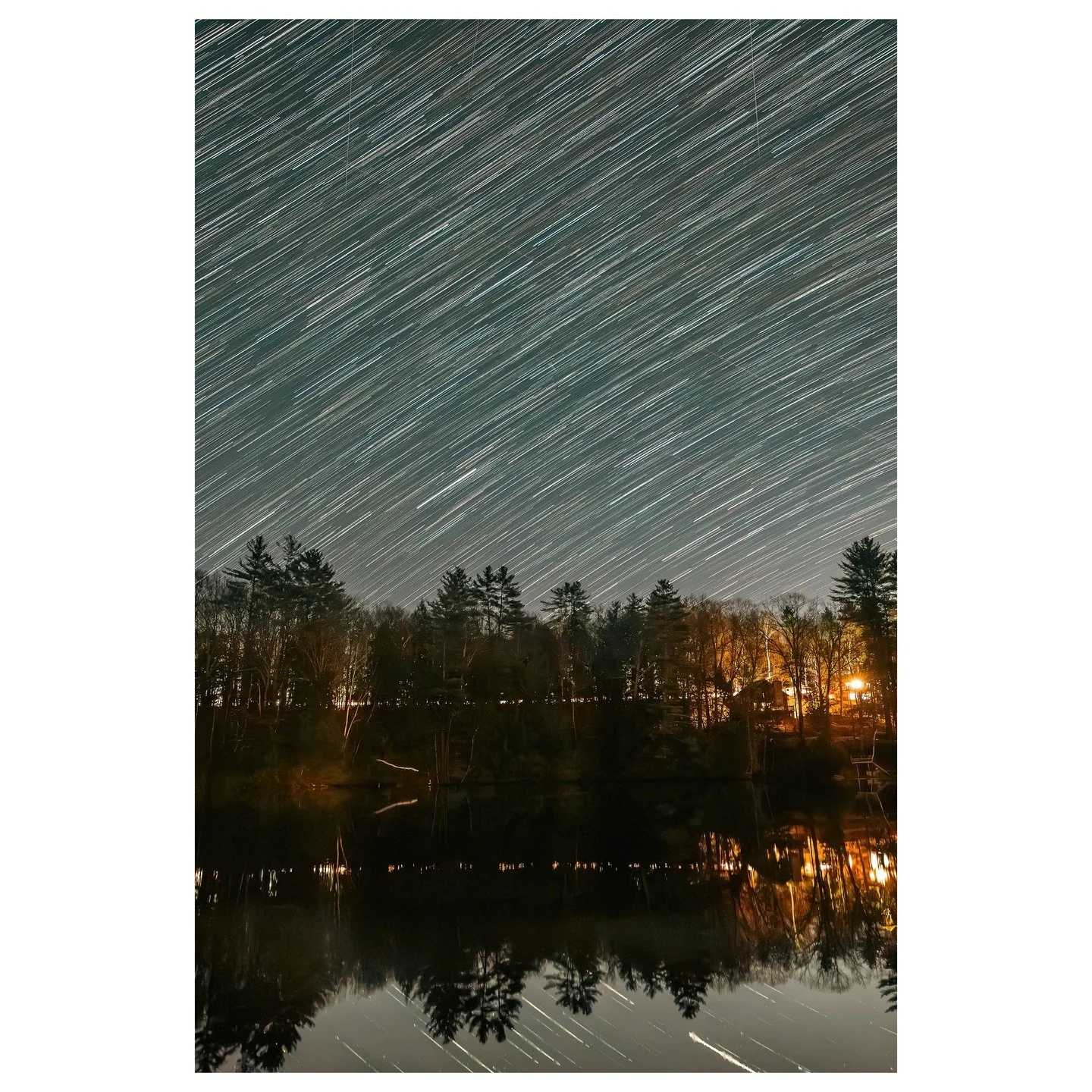 𝚃𝚒𝚖𝚎 𝙺𝚎𝚎𝚙𝚜 𝙼𝚘𝚟𝚒𝚗𝚐

Eighteen minutes stretched across the sky, each passing second pulled into quiet motion.

This is my first attempt at star trails and it was an impromptu effort at best. 

Looking forward to playing with this techniq