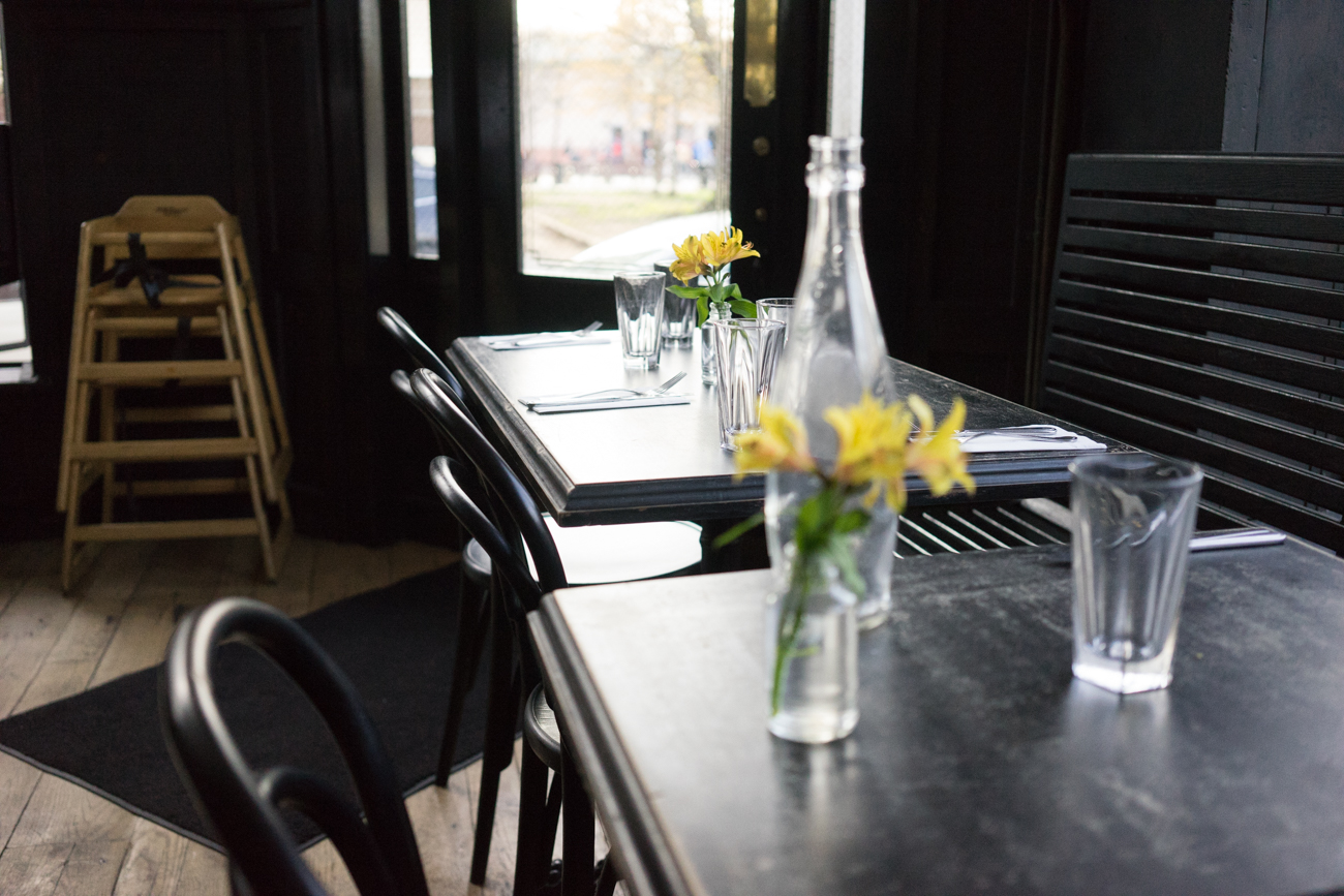 nice soft light just pouring into the dining area