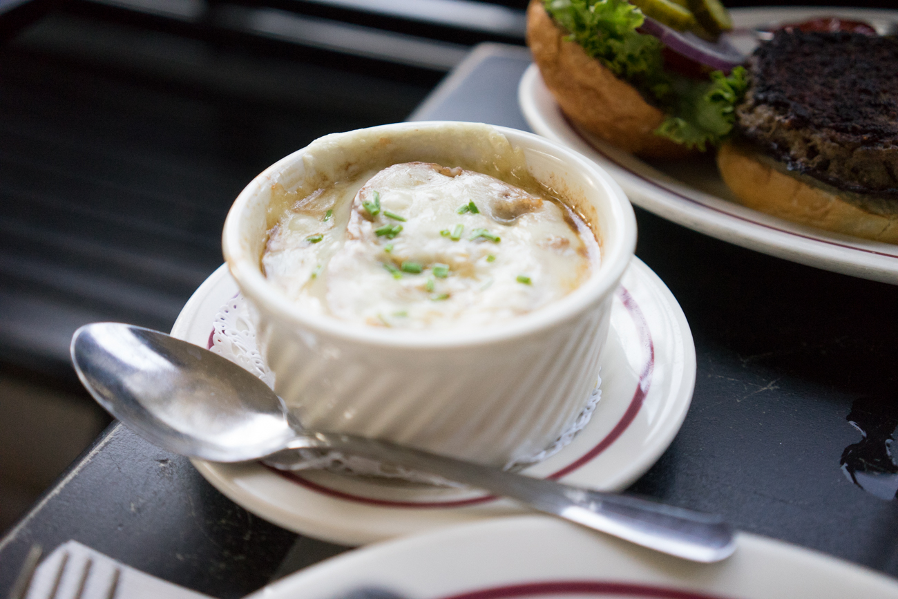 then came the french onion soup